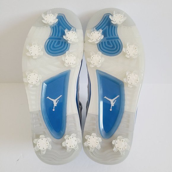 NEW Nike Air Jordan 4 Retro Golf Shoes CU9981-101 Size 6.5 Military Blue